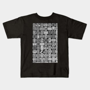 Zentangle Basket Weave Kids T-Shirt